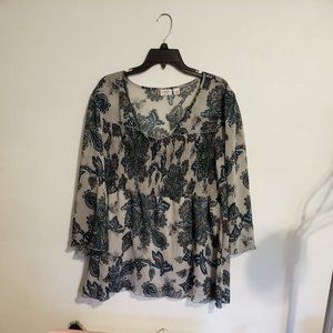 Women's 22/24W Cato Paisley Blouse